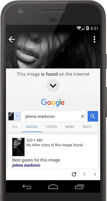 google image search android